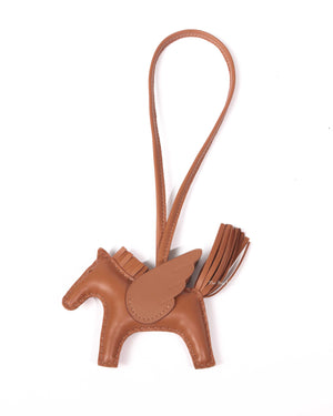 Hermes Gold Pegase Rodeo Bag Charm PM