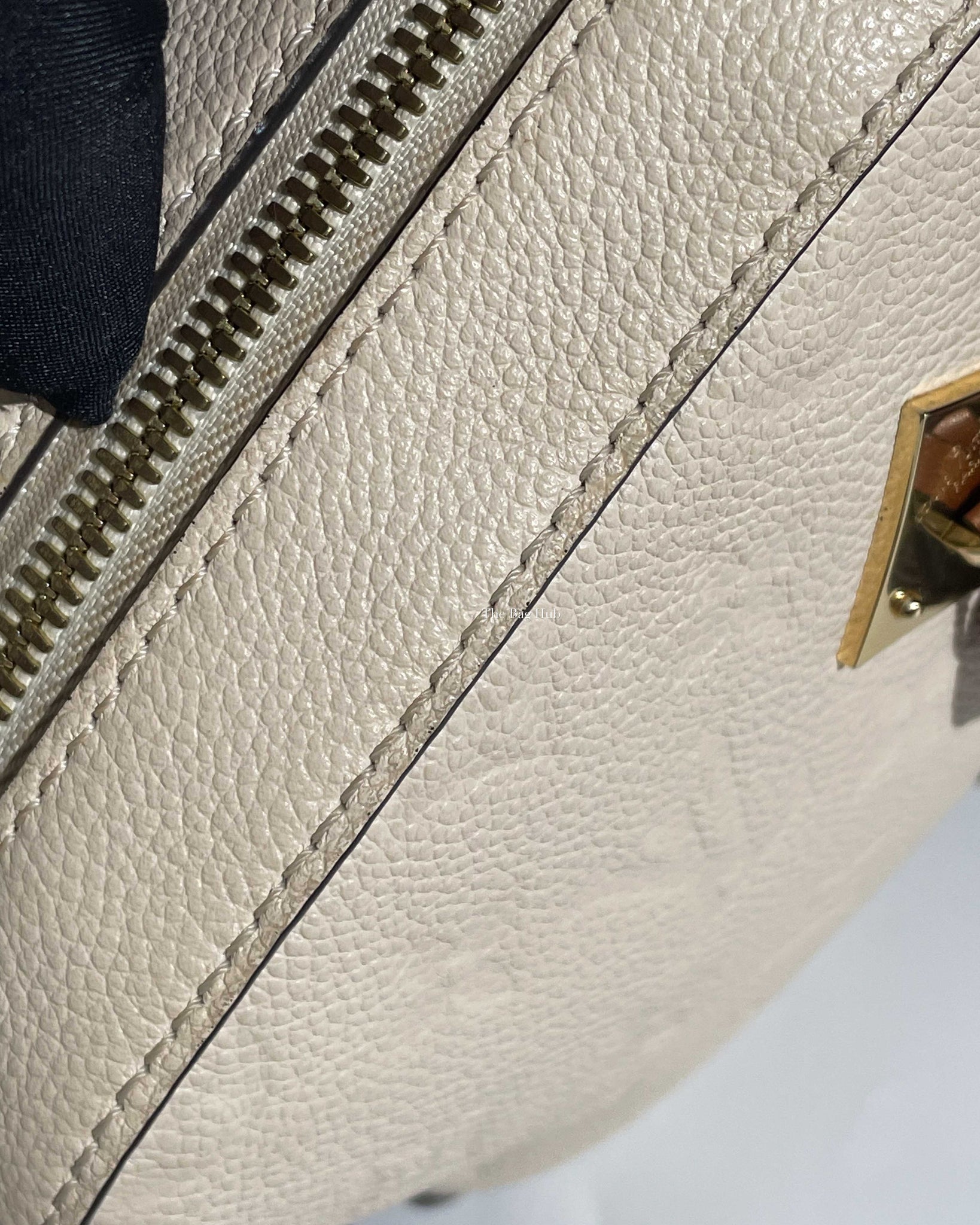 Louis Vuitton Saintonge Handbag Monogram Empreinte Leather Red 1497631