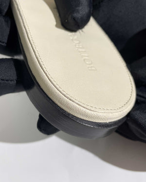 Bottega Veneta Beige Quilted Leather Lido Flat Slides Size 41