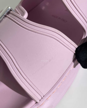 Alexander McQueen Purple Rubber Oversized Slides 40