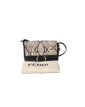 Chloe Black Python Faye Small Crossbody Bag - 13