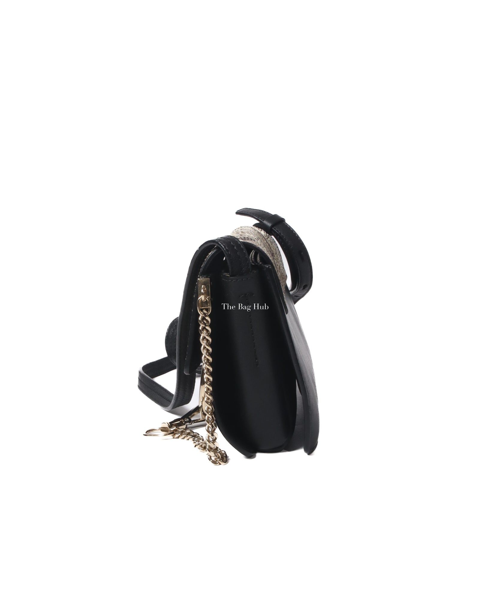 Chloe Black Python Faye Small Crossbody Bag - 5