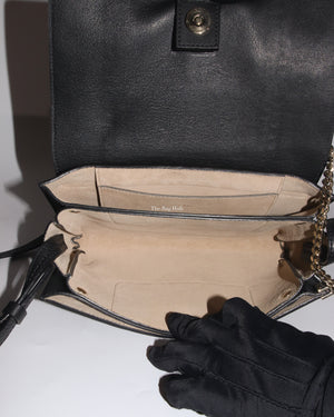 Chloe Black Python Faye Small Crossbody Bag - 11
