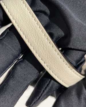 Gucci White GG Marmont Mini Round Shoulder Bag-20