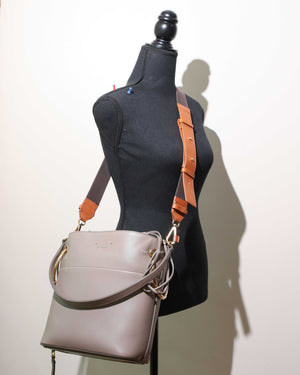 Chloe Motty Grey Smooth Calfskin Medium Roy Bucket Bag - 12