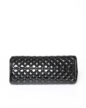 Chanel Black Patent Mademoiselle Shoulder Bag SHW - 5