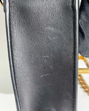 Prada Nero City Calf Saffiano Pionniere Cahier Bag 1BH056f