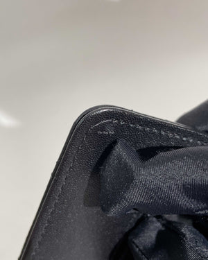 Chanel Black Lambskin Resin Quilted CC Heart WOC GHW