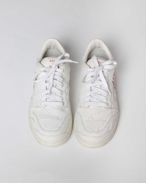 Valentino Garavani White Camouflage Leather Atelier 07 Edition Sneakers Size 37 - 8