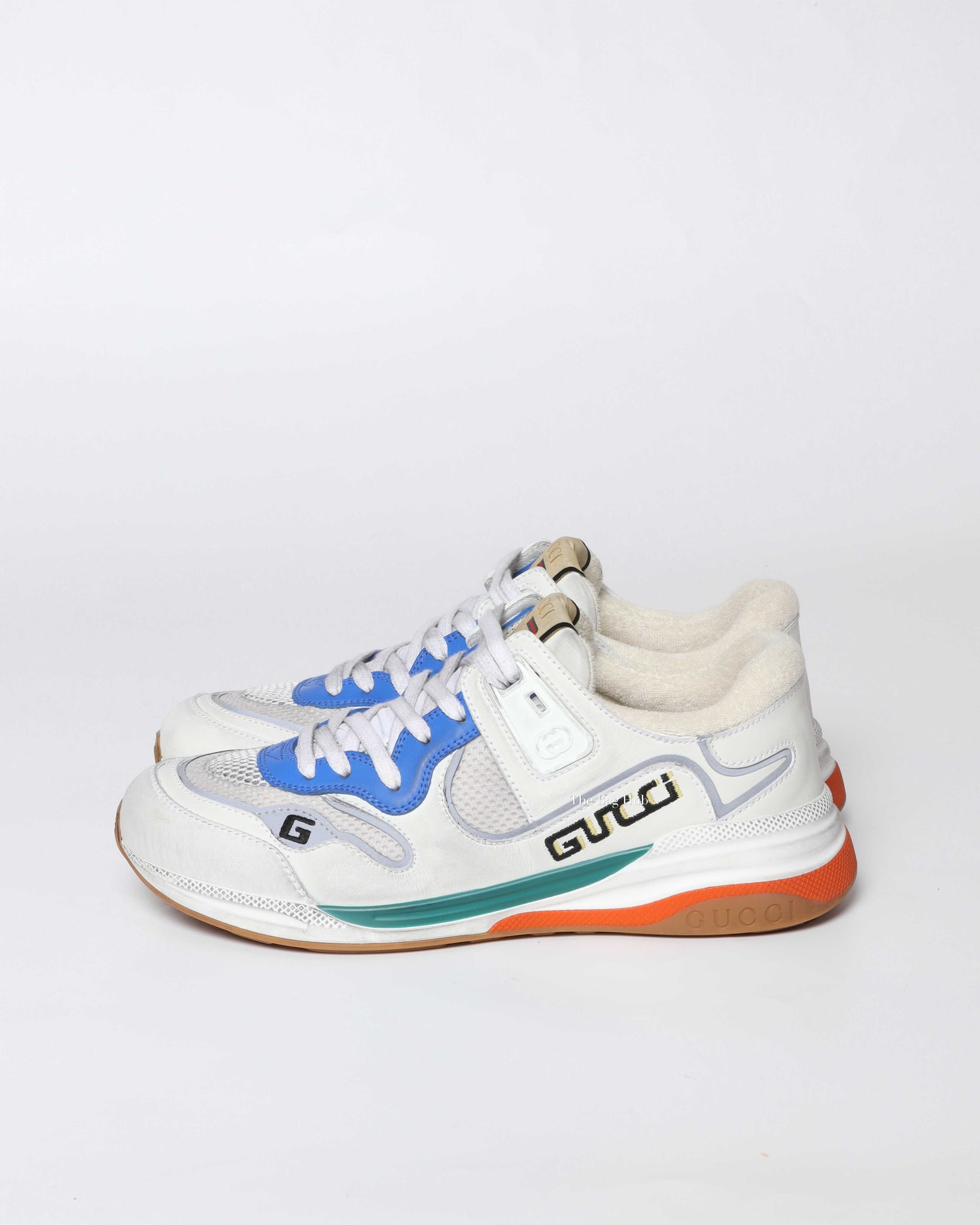 Gucci White Ultraspace Tariner Sneakers Size 36.5 Mens - 6