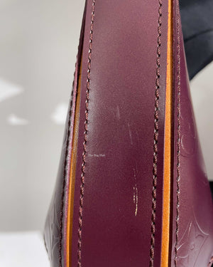 Louis Vuitton Bordeaux Vernis Mat Monogram Fowler Shoulder Bag - 14
