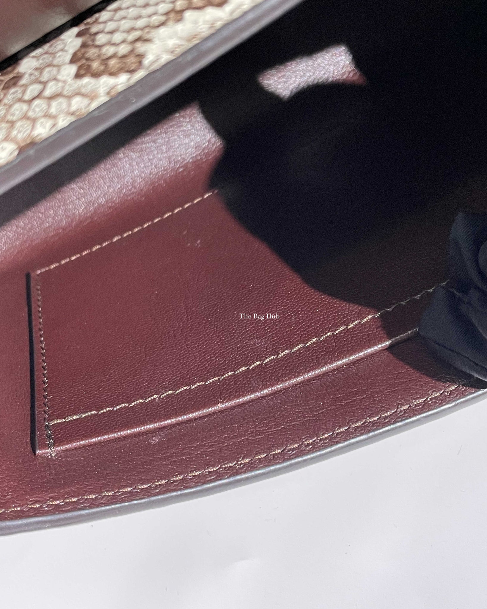 Louis Vuitton Natural Python Leather Twist MM Bag-13