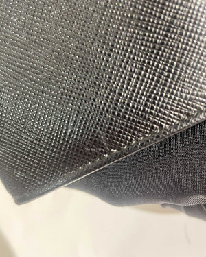 Prada Black Saffiano Leather Coin Purse - 13