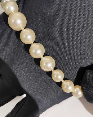 Chanel CC Pearl Long Necklace - 5