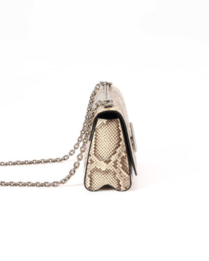 Louis Vuitton Natural Python Leather Twist MM Bag-4
