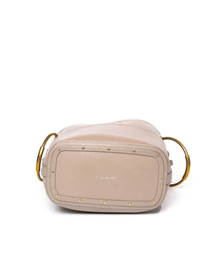 Chloe Motty Grey Smooth Calfskin Medium Roy Bucket Bag - 6