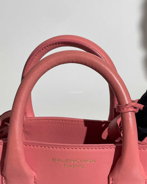 Balenciaga Rose Padlock Mini All Afternoon Tote Bag