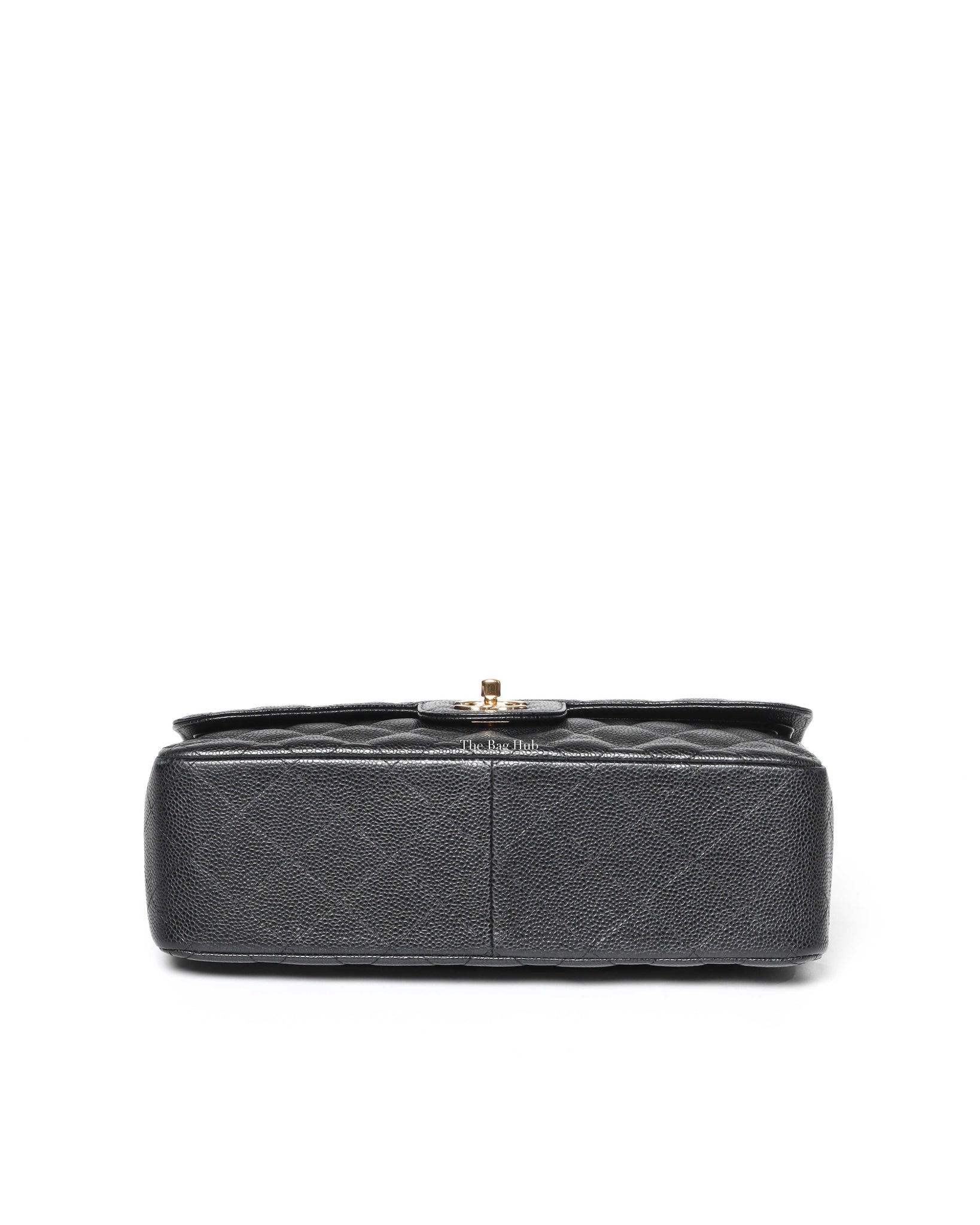 Chanel Black Caviar Jumbo Classic Double Flap Bag GHW - 6
