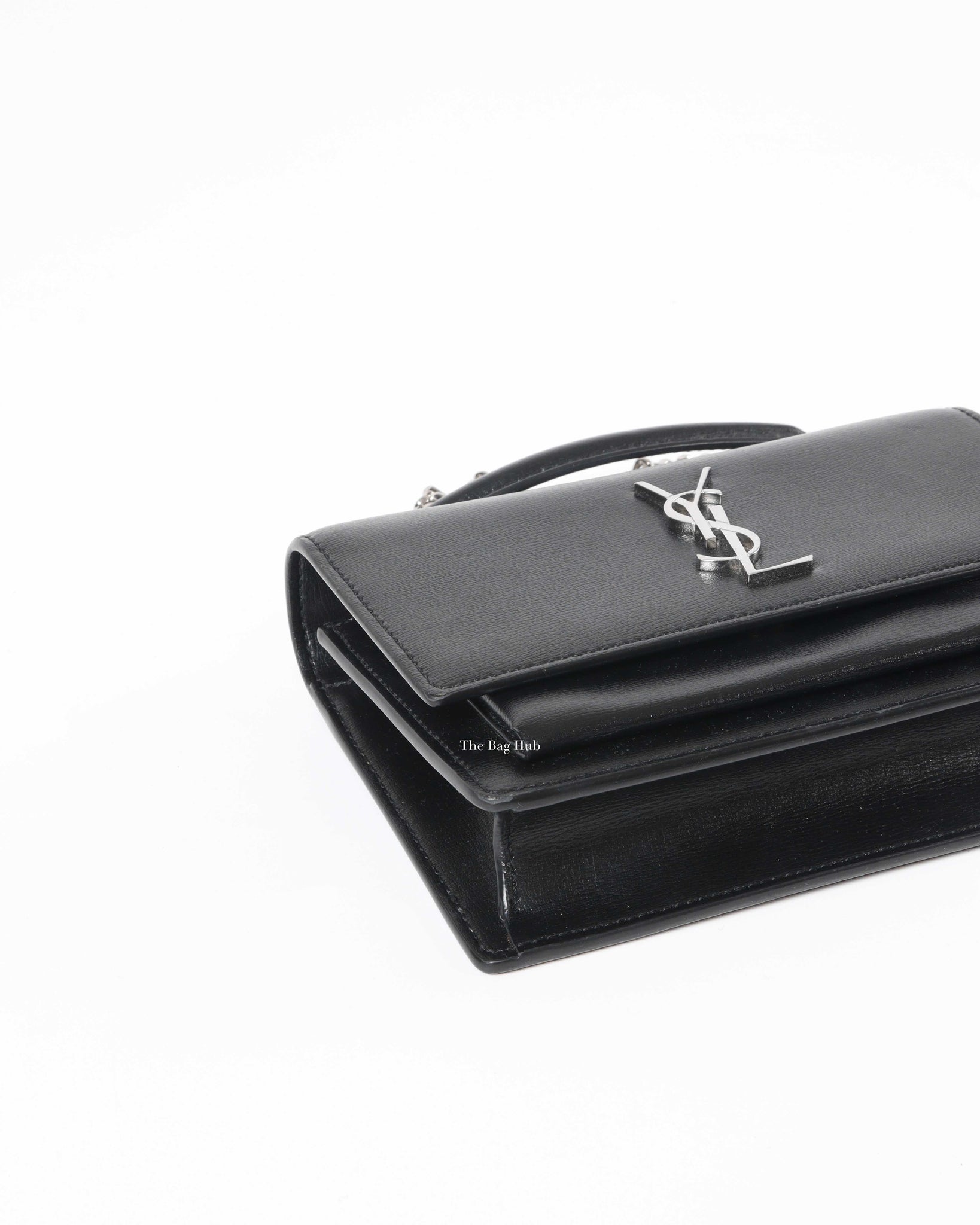Saint Laurent Black Sunset Mini Crossbody Bag-7
