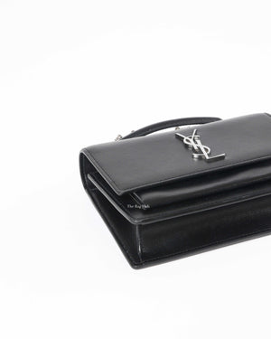 Saint Laurent Black Sunset Mini Crossbody Bag-7
