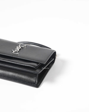 Saint Laurent Black Sunset Mini Crossbody Bag-8