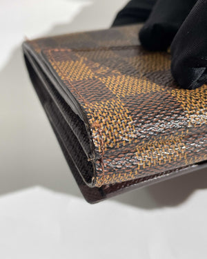 Louis Vuitton Damier Ebene Elise Wallet - 12