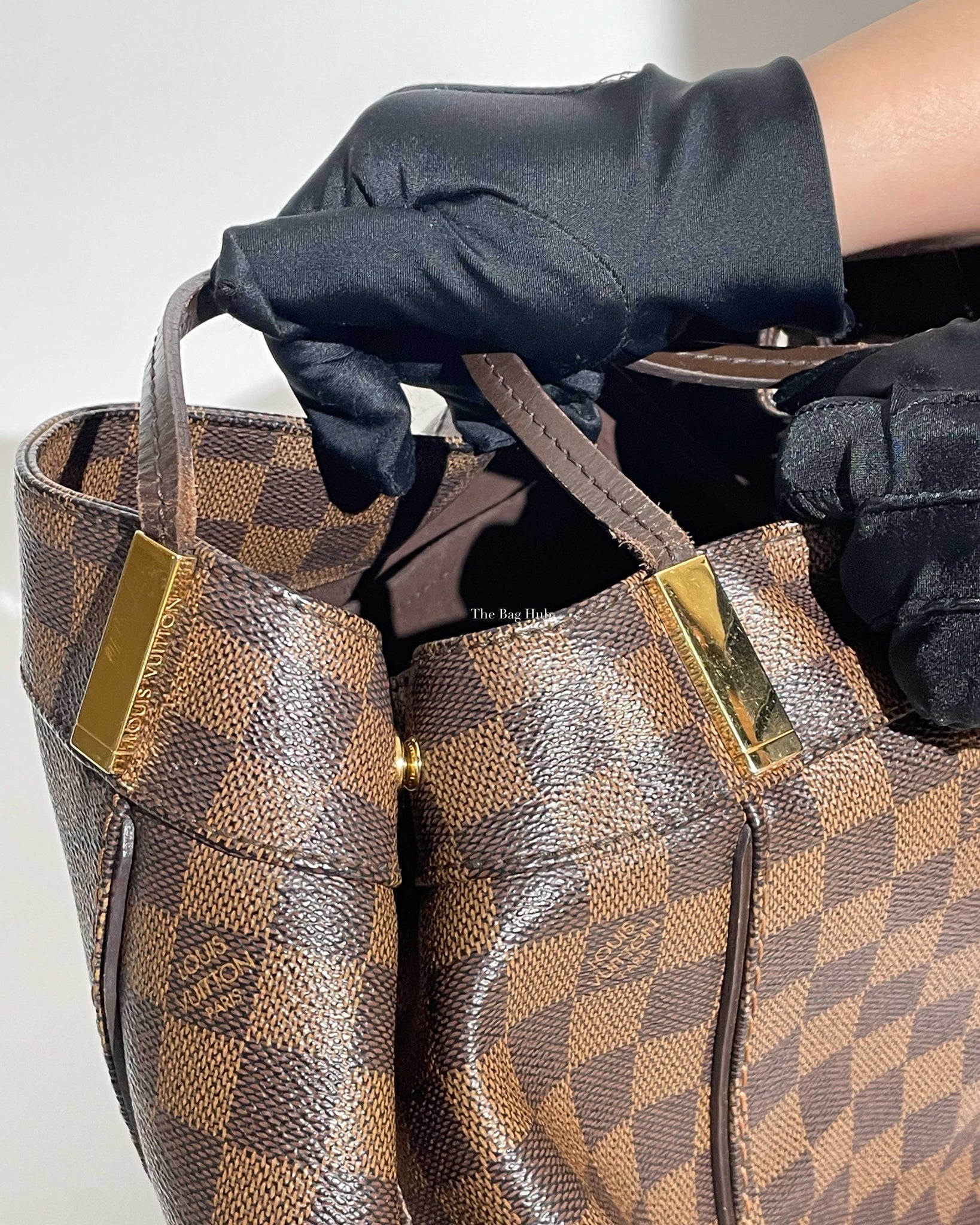 Louis Vuitton Damier Od√ on Tote mm, Black, One Size