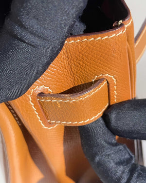 Hermes Gold Epsom Vintage Kelly 32 Bag GHW - 20