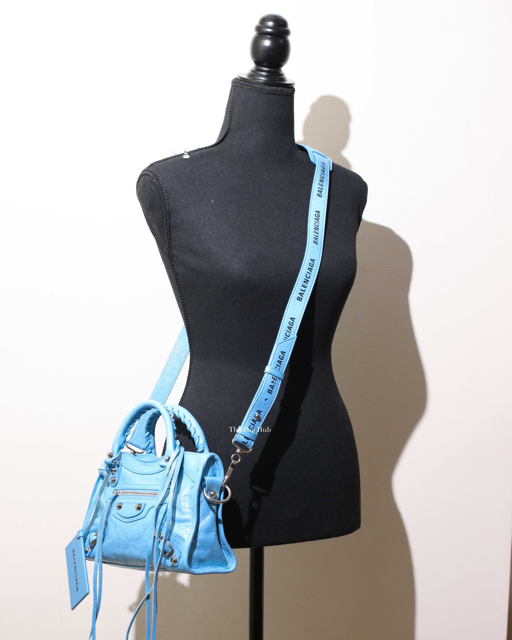 Balenciaga Sky Blue Classic Mini Bag