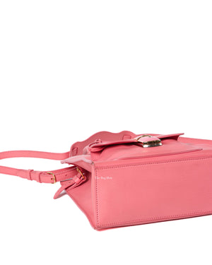 Balenciaga Rose Padlock Mini All Afternoon Tote Bag