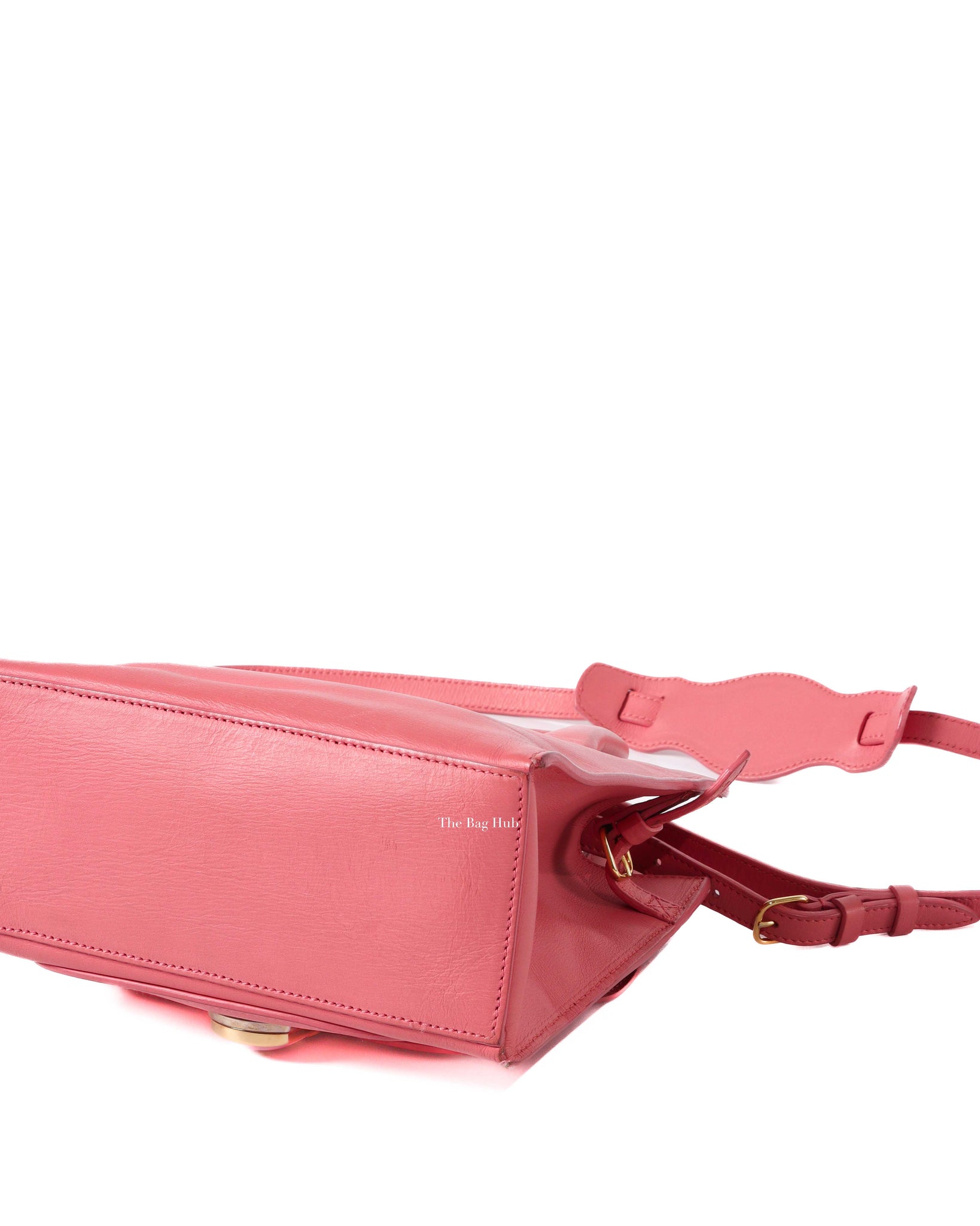 Balenciaga Rose Padlock Mini All Afternoon Tote Bag