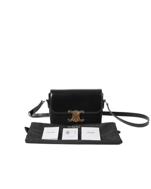 Celine Black Teen Triomphe Bag-13