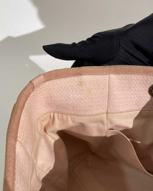 Chanel Pink Canvas Deauville Medium Tote Bag-15