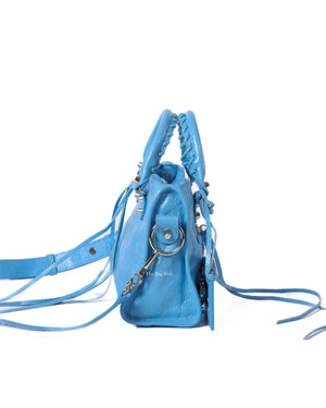 Balenciaga Sky Blue Classic Mini Bag