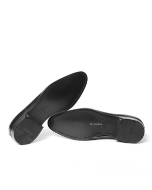 Dior Noir Leather Derby Lace Up Men's Shoes Size 40 - 7