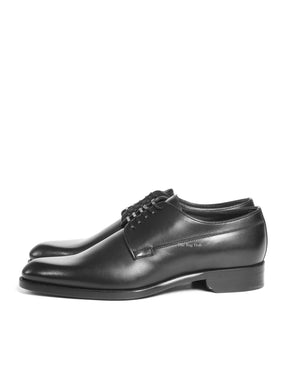 Dior Noir Leather Derby Lace Up Men's Shoes Size 41 - 6