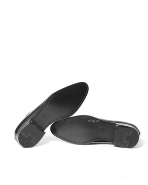 Dior Noir Leather Derby Lace Up Men's Shoes Size 41 - 8