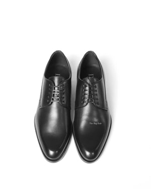 Dior Noir Leather Derby Lace Up Men's Shoes Size 41 - 9