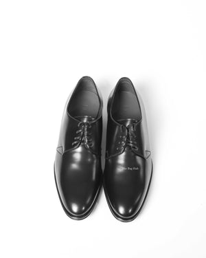 Dior Noir Leather Derby Lace Up Women's Shoes Size 39 - 8