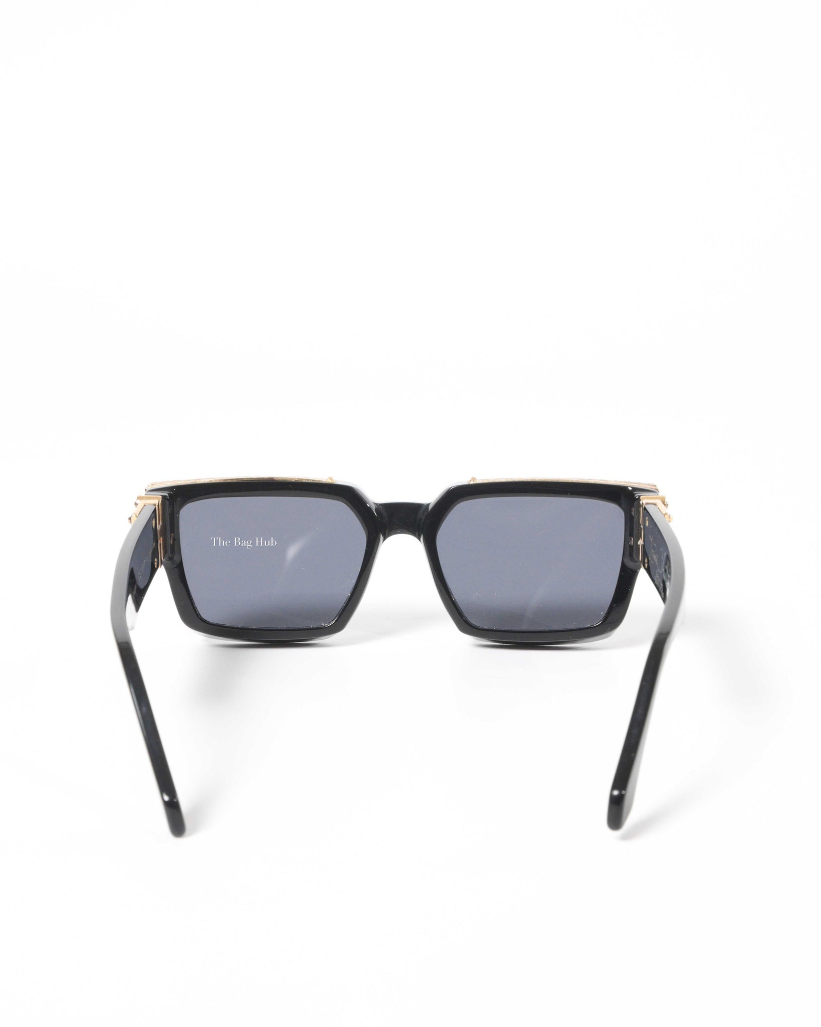 Louis vuitton sunglasses black and best sale gold