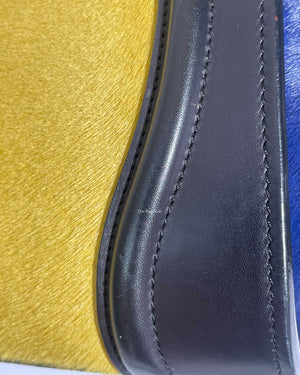 Celine Tri-Color Pony Hair And Leather Micro Luggage Tote Bag