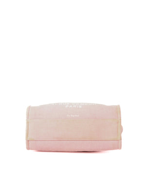 Chanel Pink Canvas Deauville Medium Tote Bag-6