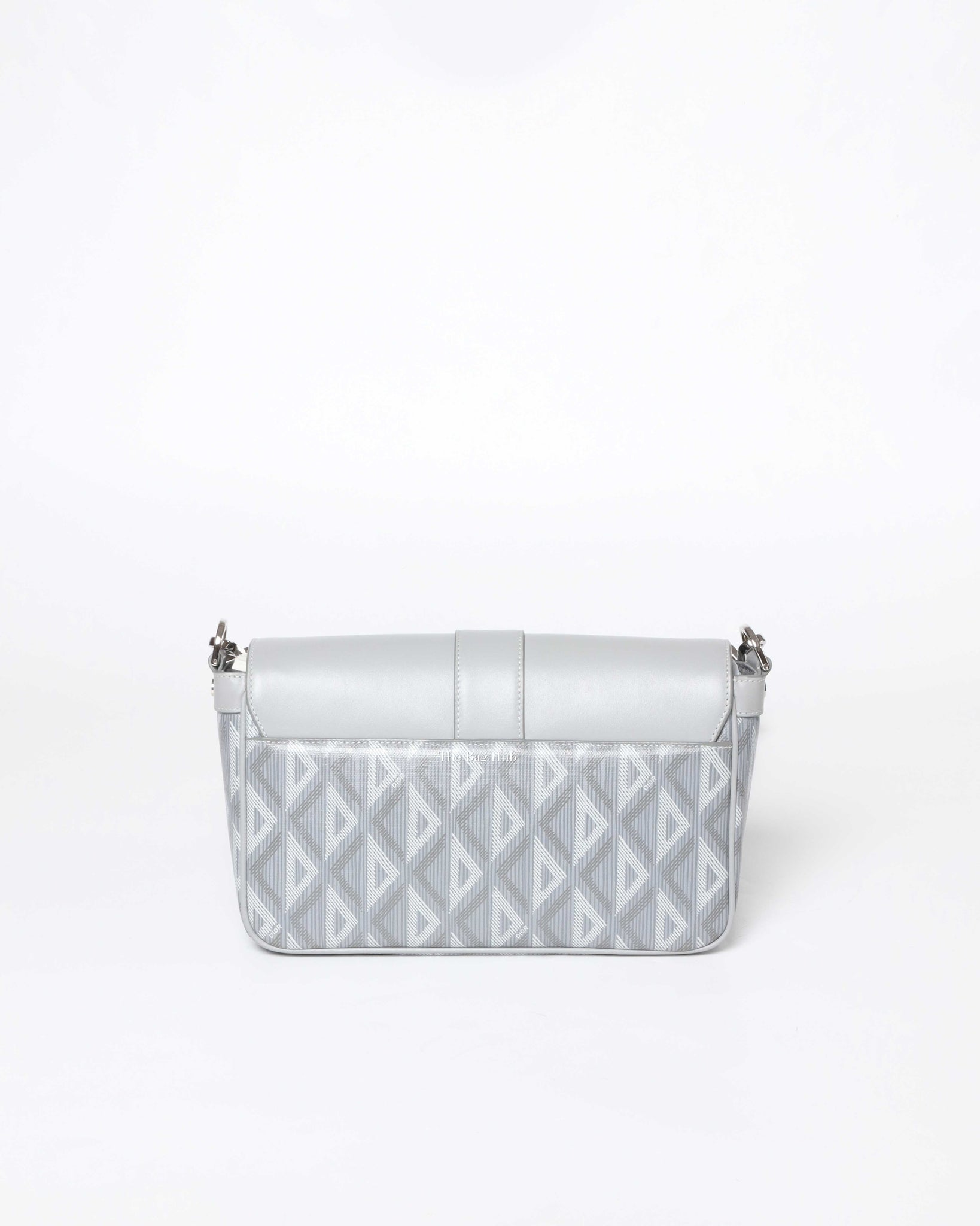 Christian Dior Gray CD Diamond Canvas Hit The Road With Strap Men's Bag3