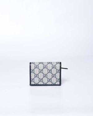 Gucci Blue Horsebit 1955 Card Case Wallet-3