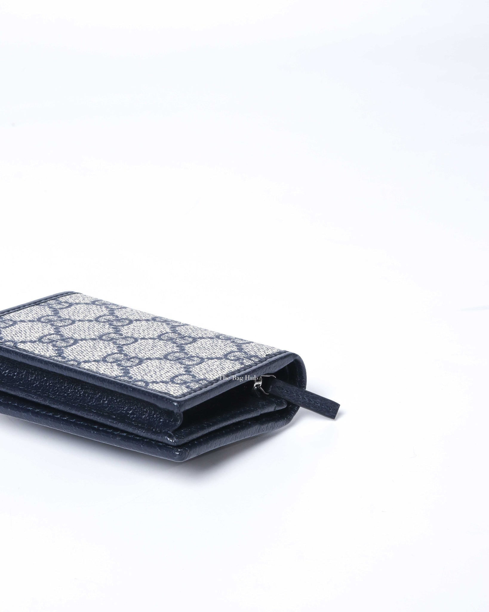 Gucci Blue Horsebit 1955 Card Case Wallet-10