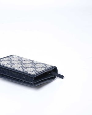 Gucci Blue Horsebit 1955 Card Case Wallet-10