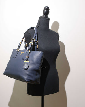 Prada Baltico Shoulder Tote Bag 1BG043