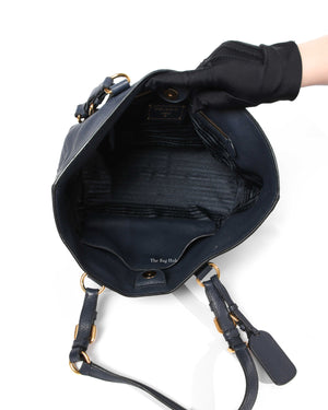 Prada Baltico Shoulder Tote Bag 1BG043