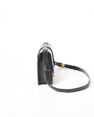 Dior Black Box Calfskin 30 Montaigne Shoulder Bag