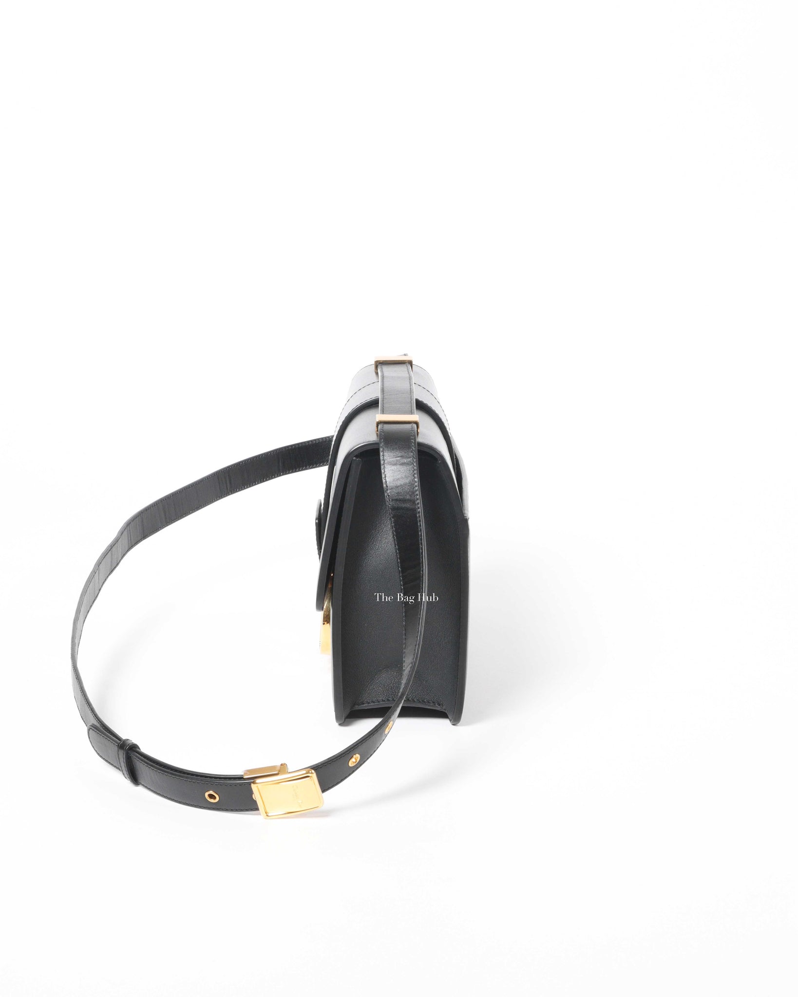 Dior Black Box Calfskin 30 Montaigne Shoulder Bag